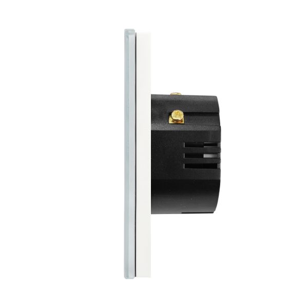 Intrerupator Cvadruplu Wi-Fi + RF433 cu Touch din Sticla LUXION
