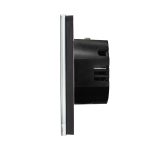 Intrerupator Dublu cu Variator si Touch din Sticla LUXION, RF433