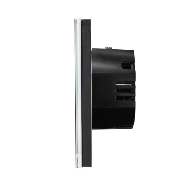 Intrerupator Dublu cu Variator si Touch din Sticla LUXION, RF433