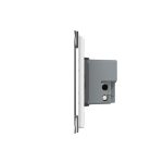 Intrerupator cvadruplu wireless cu touch Livolo din sticla – standard italian