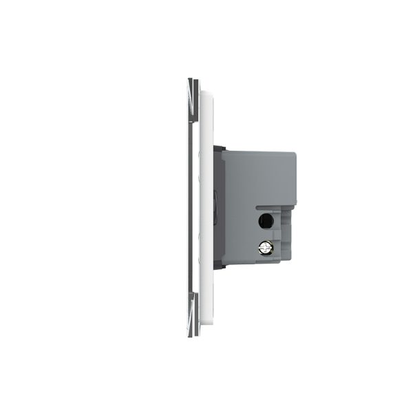 Intrerupator cvadruplu wireless cu touch Livolo din sticla – standard italian