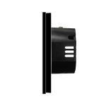 Intrerupator Simplu cu Variator cu Touch din Sticla si Rama de Aluminiu LUXION, RF433