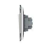 Intrerupator Simplu Mecanic si Cap Scara , 2 Module LIVOLO cu Rama din Sticla – Serie Noua