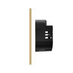 Intrerupator Simplu cu Variator cu Touch din Sticla si Rama de Aluminiu LUXION