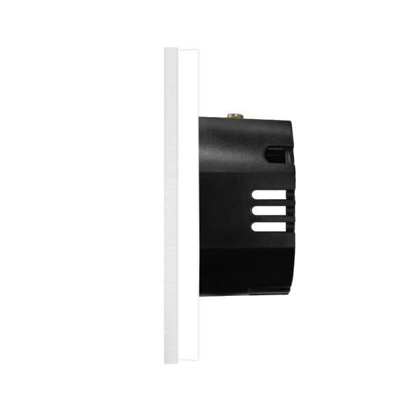 Intrerupator Simplu cu Touch din Sticla si Rama de Aluminiu LUXION, RF433