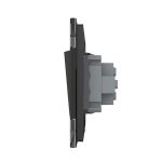 Intrerupator Simplu Mecanic si Cap Scara , 2 Module LIVOLO cu Rama din Sticla – Serie Noua