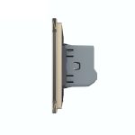 Intrerupator Dublu Cap Scara / Cruce cu Touch LIVOLO – Serie Noua