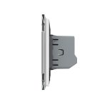 Intrerupator dublu cu touch Livolo din sticla, Serie noua