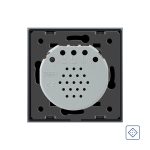 Intrerupator simplu cu revenire / contact uscat Livolo cu touch din sticla
