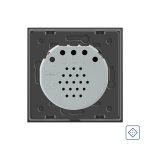 Intrerupator simplu cu revenire / contact uscat Livolo cu touch din sticla