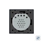 Intrerupator simplu cu revenire contact uscat Livolo cu touch din sticla