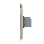 Intrerupator Simplu cu Touch Livolo cu Rama Din Sticla 1M – Serie Noua