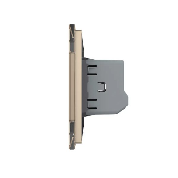 Intrerupator Simplu cu Variator Livolo cu Rama din Sticla, ZigBee – Serie Noua