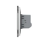 Intrerupator Simplu cu Variator Livolo cu Rama din Sticla, ZigBee – Serie Noua