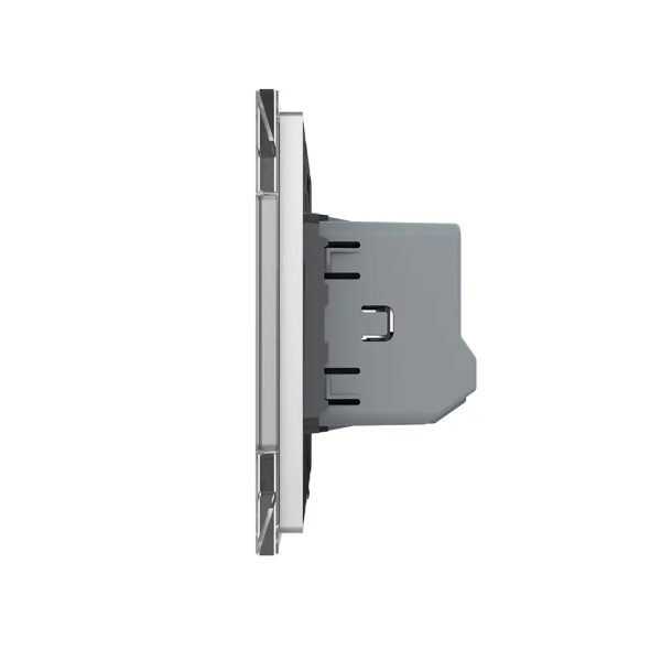 Intrerupator Simplu cu Variator Livolo cu Rama din Sticla, ZigBee – Serie Noua