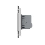 Intrerupator Simplu cu Variator Livolo cu Rama din Sticla, ZigBee – Serie Noua