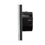 Intrerupator Triplu RF433 cu Touch din Sticla LUXION