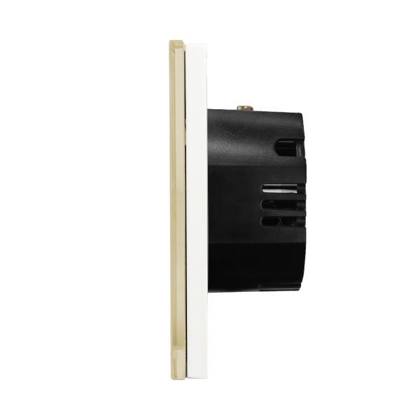 Intrerupator Triplu RF433 cu Touch din Sticla LUXION