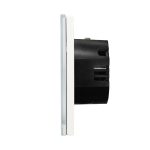 Intrerupator Triplu RF433 cu Touch din Sticla LUXION