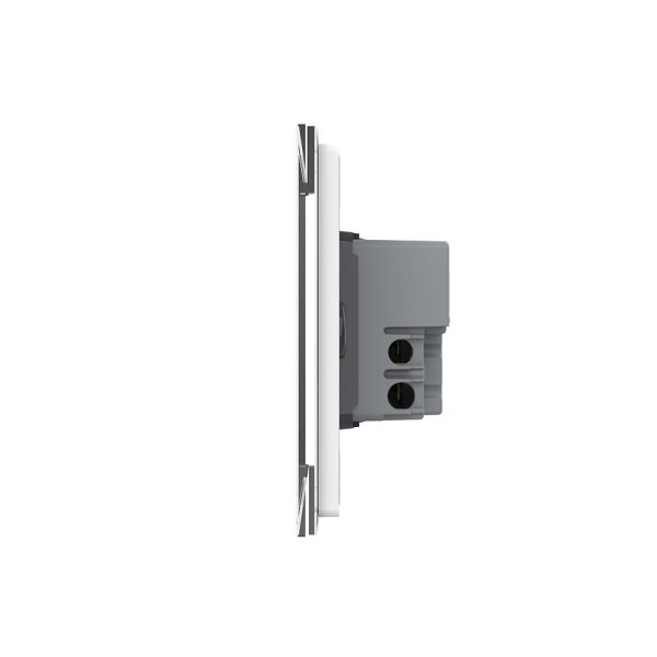Intrerupator triplu cu touch Livolo din sticla, standard italian – Serie noua
