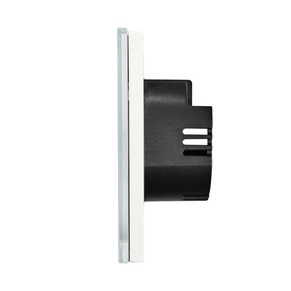 Intrerupator Simplu + Simplu + Simplu cu Touch din Sticla LUXION