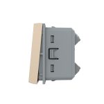 Modul Intrerupator Simplu Mecanic Cap Cruce, 2 Module – Serie Noua