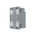 Modul intrerupator cvadruplu wireless cu touch Livolo, standard Italian