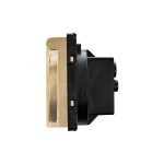 Modul Priza Simpla cu Protectie Fara Rama Din Sticla LUXION