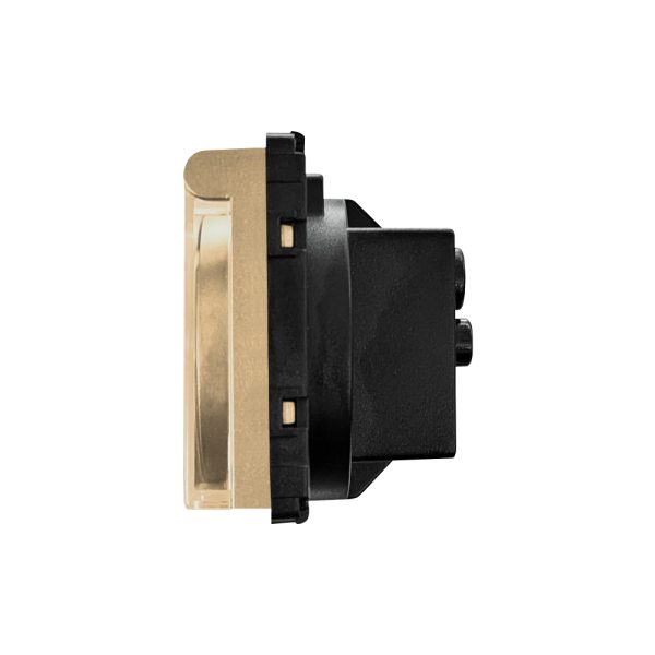 Modul Priza Simpla cu Protectie Fara Rama Din Sticla LUXION