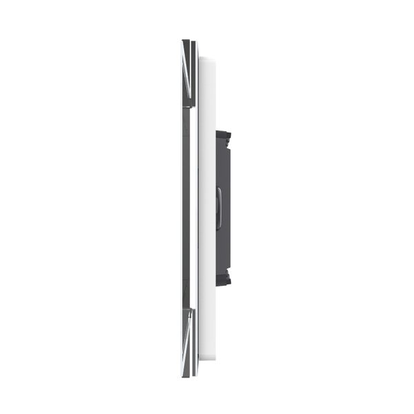 Panou intrerupator dublu cu touch Livolo din sticla, standard Italian – Serie noua