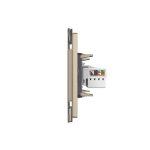 Priza internet Livolo cu rama din sticla – standard italian