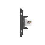 Priza internet Livolo cu rama din sticla – standard italian