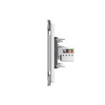 Priza internet Livolo cu rama din sticla – standard italian