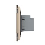 Priza USB-A + USB-C cu Rama Din Sticla LIVOLO – Serie Noua