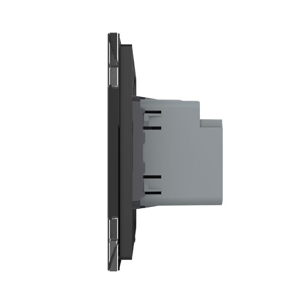Priza USB-A + USB-C cu Rama Din Sticla LIVOLO – Serie Noua