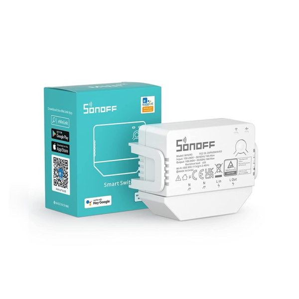 Releu inteligent Sonoff Mini R3, Automatizare dispozitive, Control vocal, Functie partajare