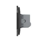 Senzor Control Sunet si Lumini Livolo cu Rama din Sticla, Protocol Zigbee