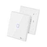 Telecomanda Sonoff T2EU1C-RF cu 1 canal, 433 MHz, Semnal RF, Alb