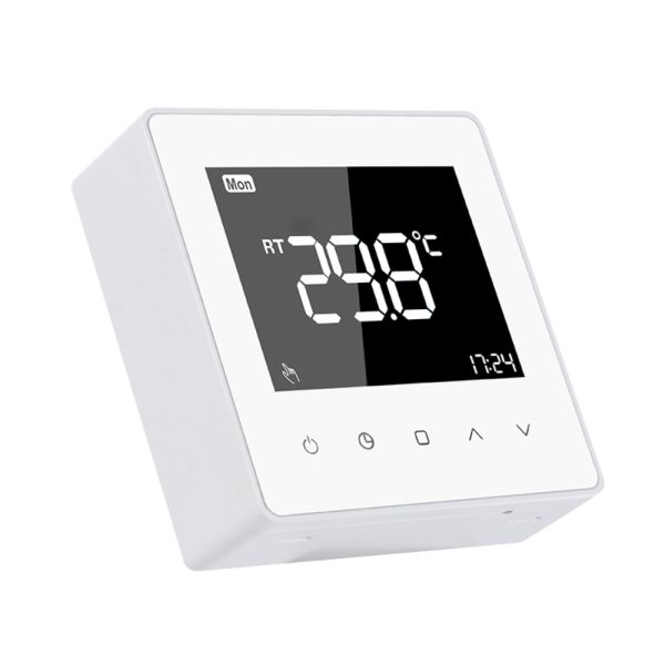 Termostat cu fir Luxion TP618 pentru centrala termica pe gaz sau electrica, Display LCD, Memorare