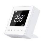 Termostat Luxion TP618RF cu receiver pentru centrala termica pe gaz sau electrica, Display LCD, Memorare