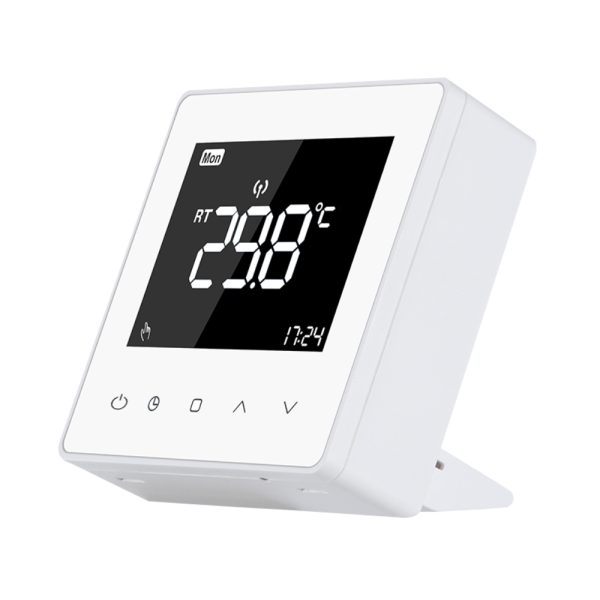 Termostat Luxion TP618RF cu receiver pentru centrala termica pe gaz sau electrica, Display LCD, Memorare