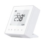 Termostat Wi-Fi Luxion TP608RFW cu receiver pentru centrala termica pe gaz sau electrica, Smart, Programari, Control aplicatie