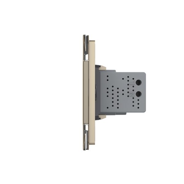 Priza simpla cu USB Livolo standard italian