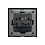 Buton de Sonerie Mecanic LUXION cu Rama din Sticla