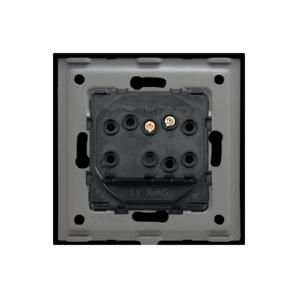 Buton de Sonerie Mecanic LUXION cu Rama din Sticla