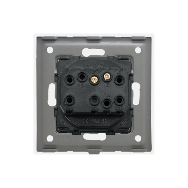 Buton de Sonerie Mecanic LUXION cu Rama din Sticla