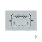 Buton sonerie cu touch Livolo din sticla, Standard italian