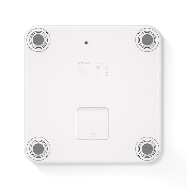 Cantar digital inteligent BlitzWolf BW-SC1, Smart, Control prin aplicatie, Masurare BMI, masa osoasa, grasime viscerala
