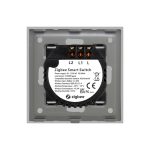 Intrerupator Dublu cu Touch din Sticla si Rama de Aluminiu LUXION, protocol ZigBee