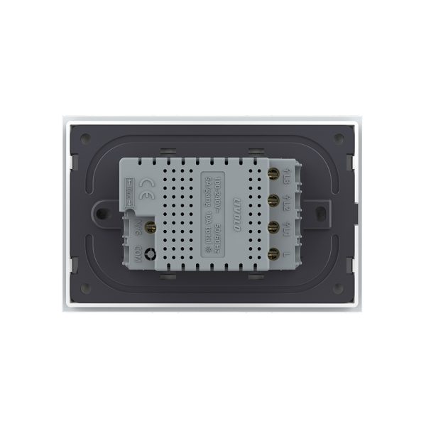 Intrerupator Triplu WIFI cu Touch LIVOLO din Sticla, standard Italian – Serie Noua